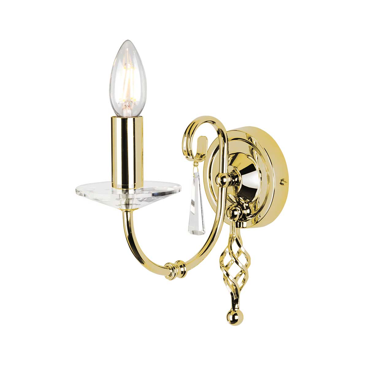 Wandleuchte Aegean (messingfarben) 1x - Elstead Lighting