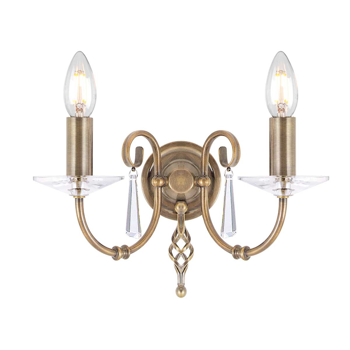 Wandleuchte Aegean (Nickel) 2x - Elstead Lighting