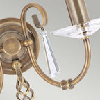 Wandleuchte Aegean (Nickel) 2x - Elstead Lighting