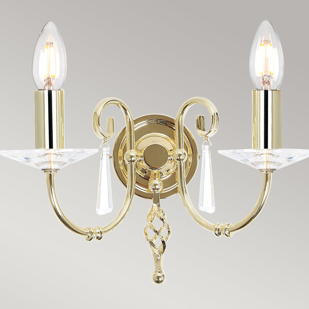 Wandleuchte Aegean (schwarz) 2x - Elstead Lighting
