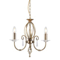 Pendelleuchte Aegean (messingfarben) 3x - Elstead Lighting