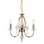 Pendelleuchte Aegean (messingfarben) 3x - Elstead Lighting