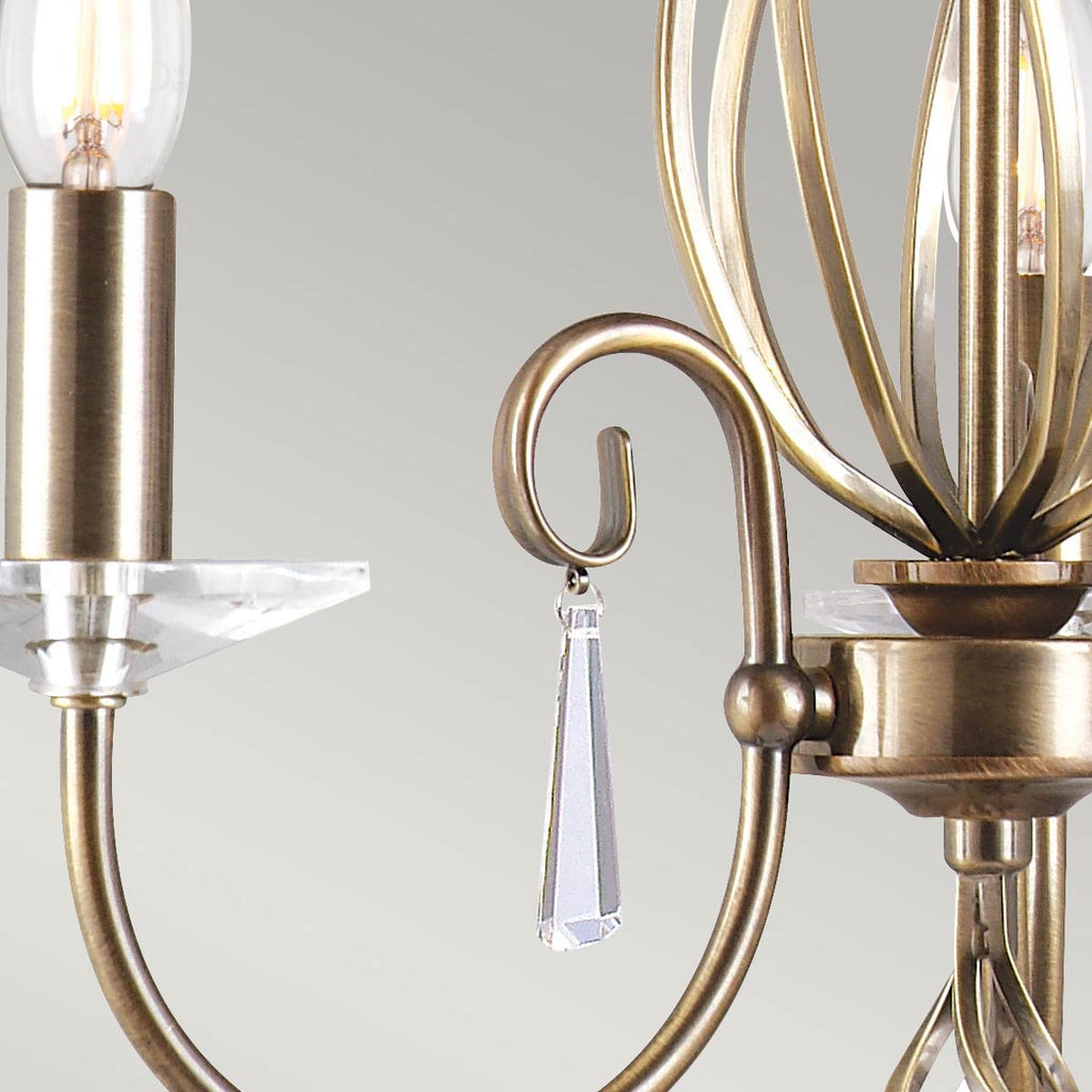 Pendelleuchte Aegean (messingfarben) 3x - Elstead Lighting