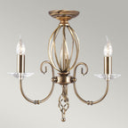 Pendelleuchte Aegean (messingfarben) 3x - Elstead Lighting