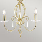 Pendelleuchte Aegean (messingfarben) 3x - Elstead Lighting