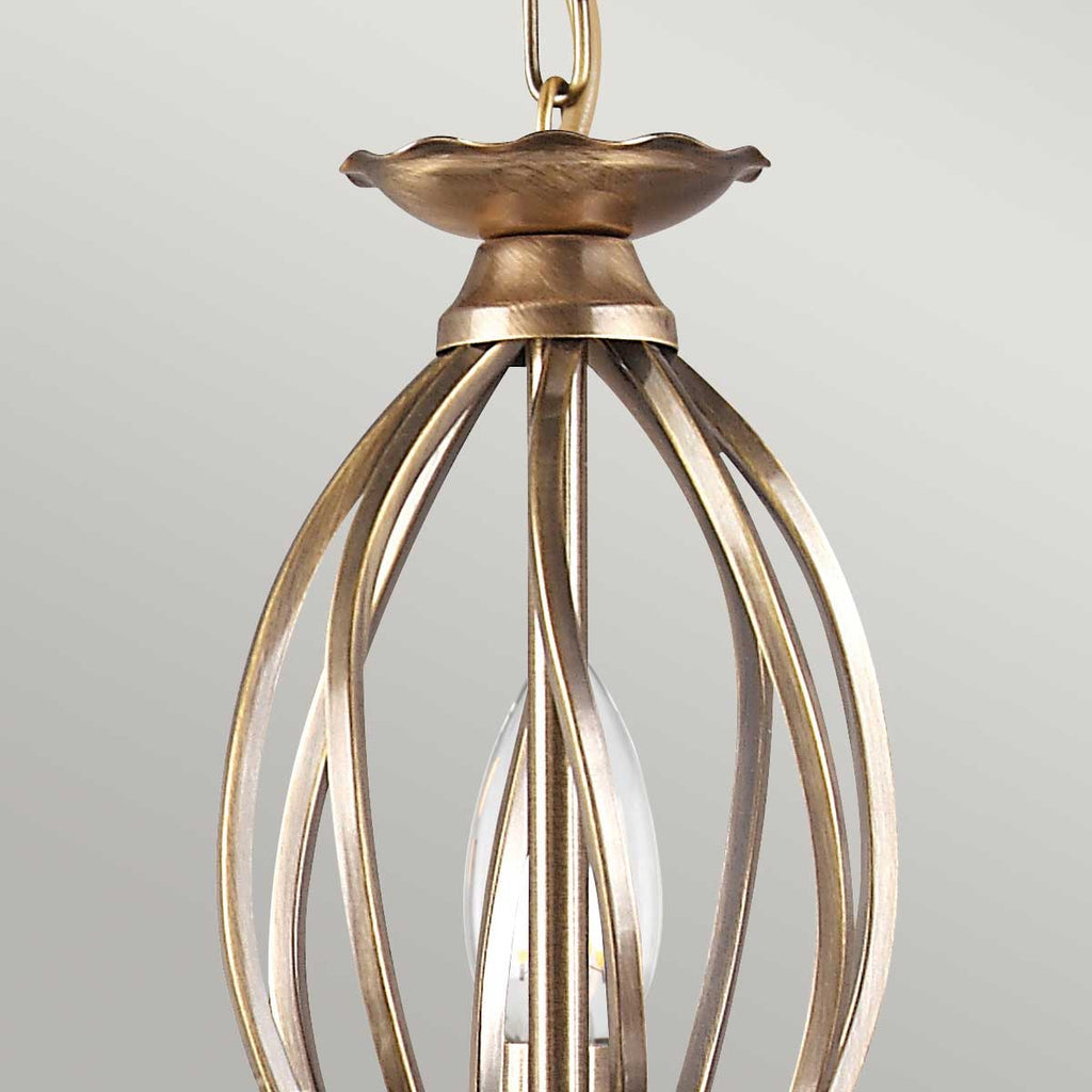 Pendelleuchte Aegean (messingfarben) 5x - Elstead Lighting