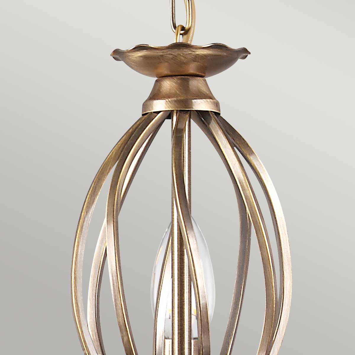 Pendelleuchte Aegean (messingfarben) 5x - Elstead Lighting
