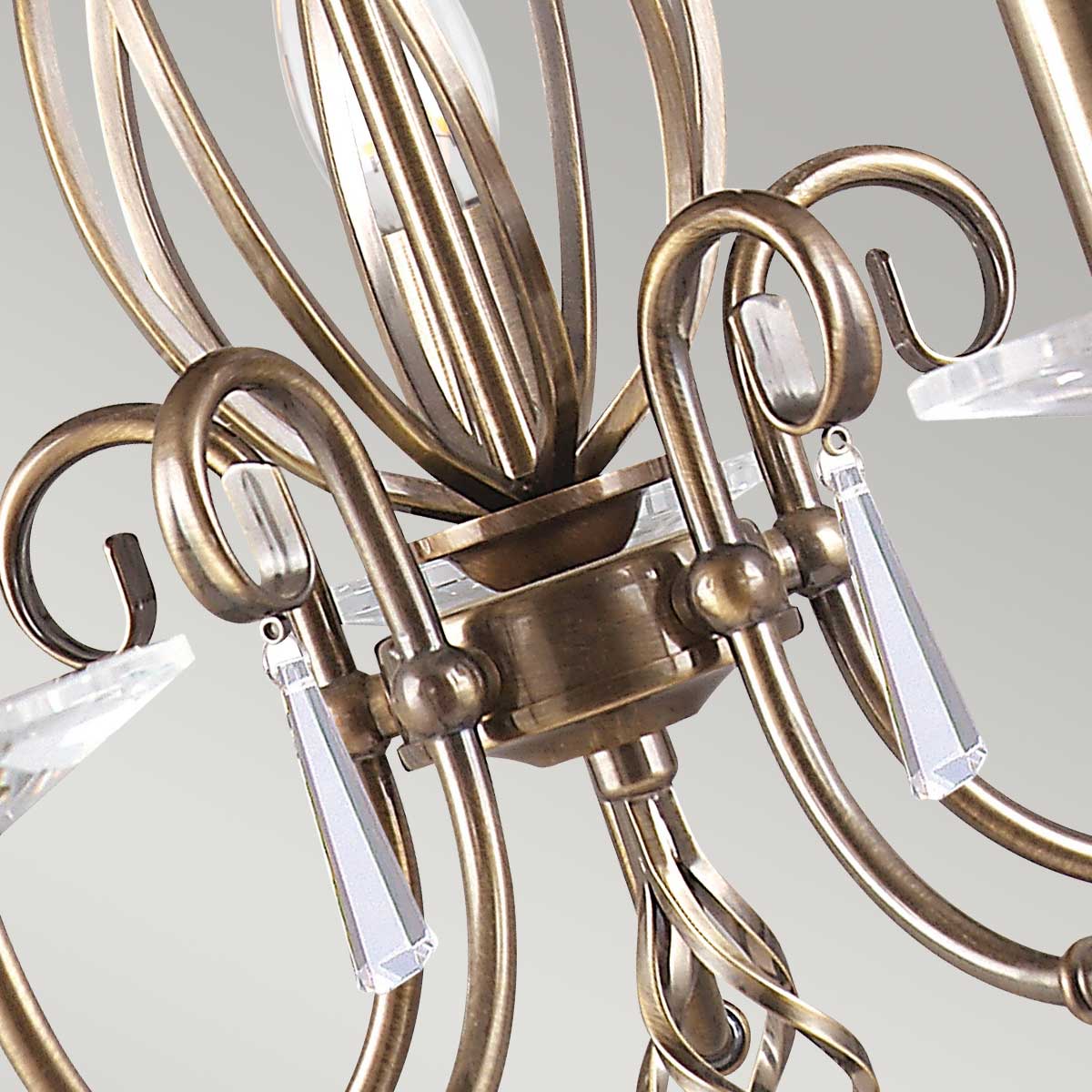 Pendelleuchte Aegean (messingfarben) 5x - Elstead Lighting