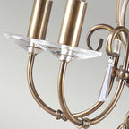 Pendelleuchte Aegean (messingfarben) 5x - Elstead Lighting