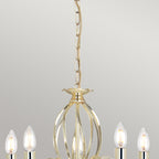 Pendelleuchte Aegean (messingfarben) 5x - Elstead Lighting