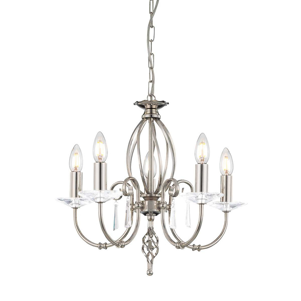 Pendelleuchte Aegean (Nickel) 5x - Elstead Lighting
