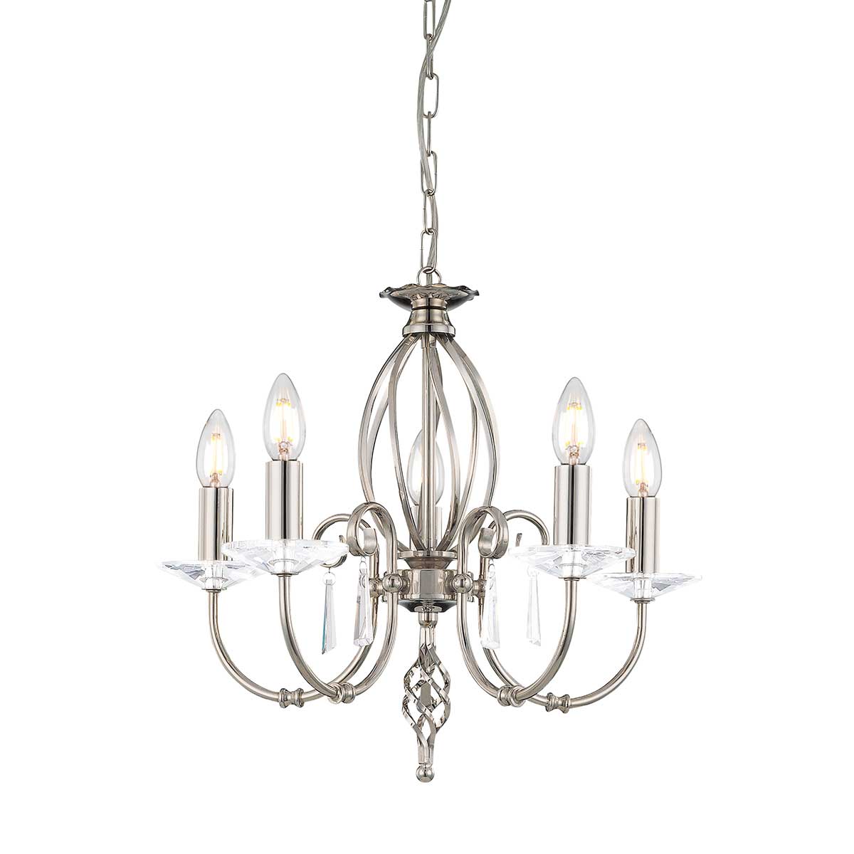 Pendelleuchte Aegean (Nickel) 5x - Elstead Lighting