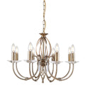 Pendelleuchte Aegean (messingfarben) 8x - Elstead Lighting