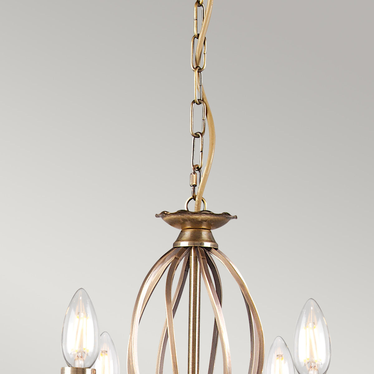Pendelleuchte Aegean (messingfarben) 8x - Elstead Lighting
