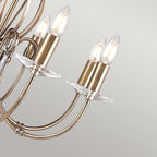 Pendelleuchte Aegean (messingfarben) 8x - Elstead Lighting