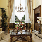 Pendelleuchte Aegean (messingfarben) 8x - Elstead Lighting