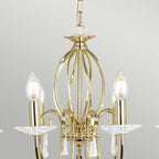 Pendelleuchte Aegean (messingfarben) 8x - Elstead Lighting