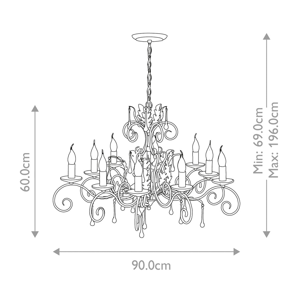 Pendelleuchte Amarilli (schwarz) 10x - Elstead Lighting