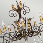Pendelleuchte Amarilli (bronzefarben) 10x - Elstead Lighting