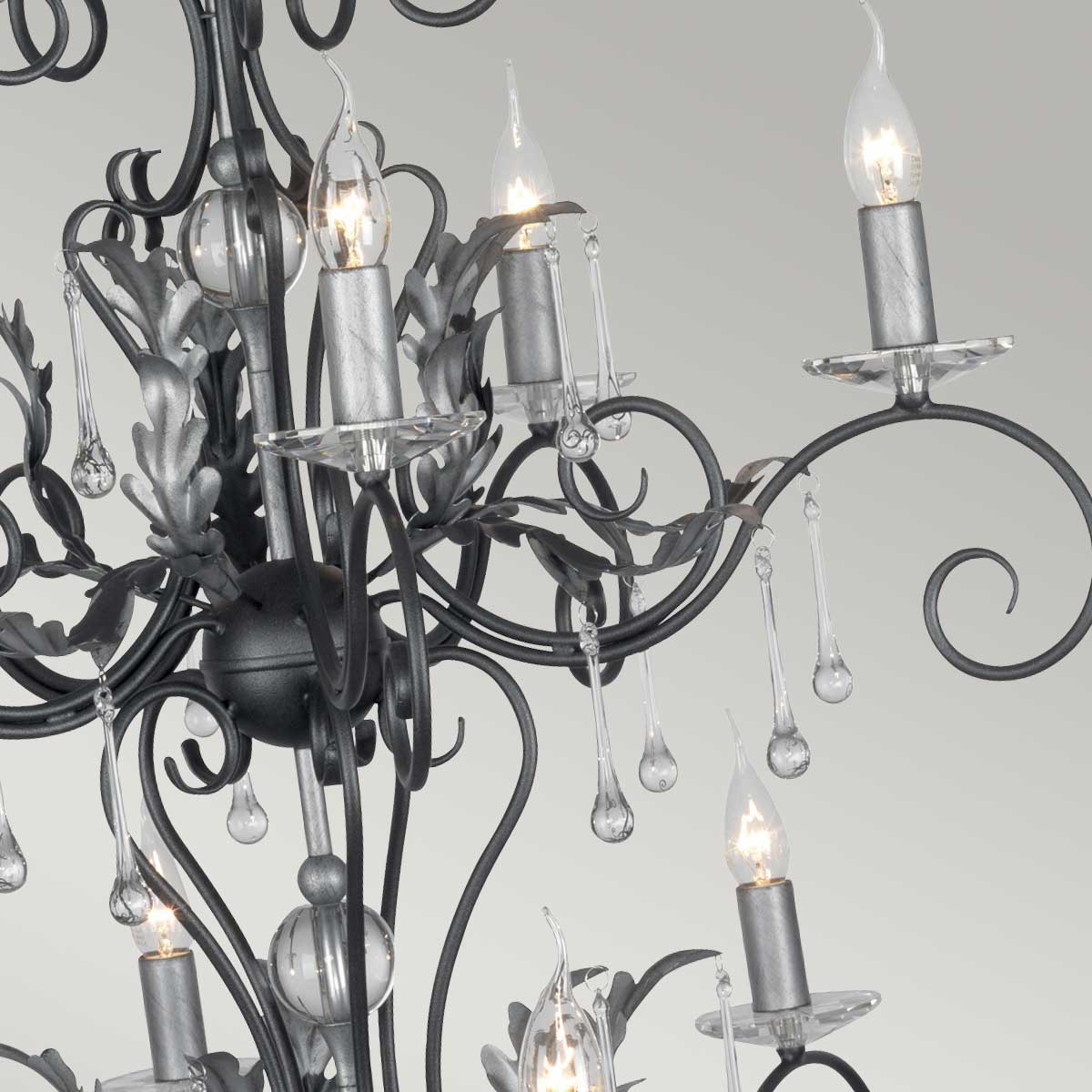 Pendelleuchte Amarilli (schwarz) 15x - Elstead Lighting