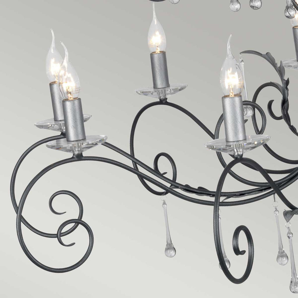 Pendelleuchte Amarilli (schwarz) 15x - Elstead Lighting