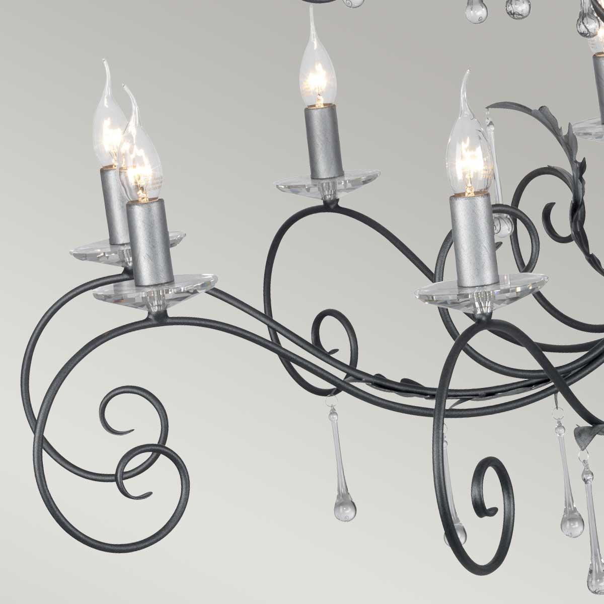 Pendelleuchte Amarilli (schwarz) 15x - Elstead Lighting