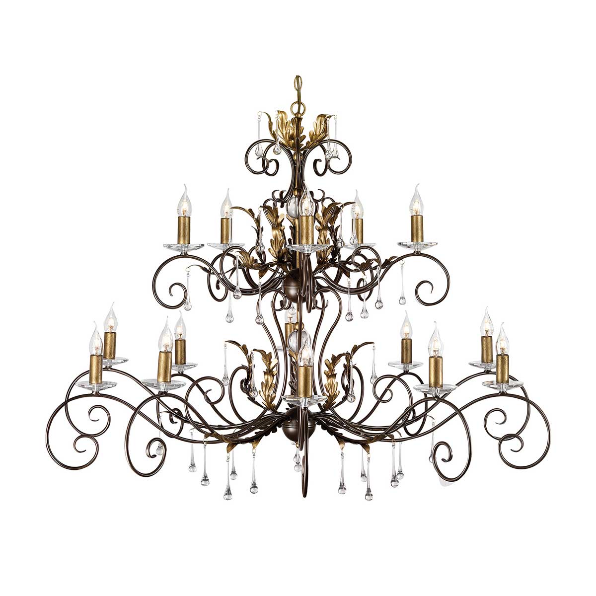 Pendelleuchte Amarilli (bronzefarben) 15x - Elstead Lighting