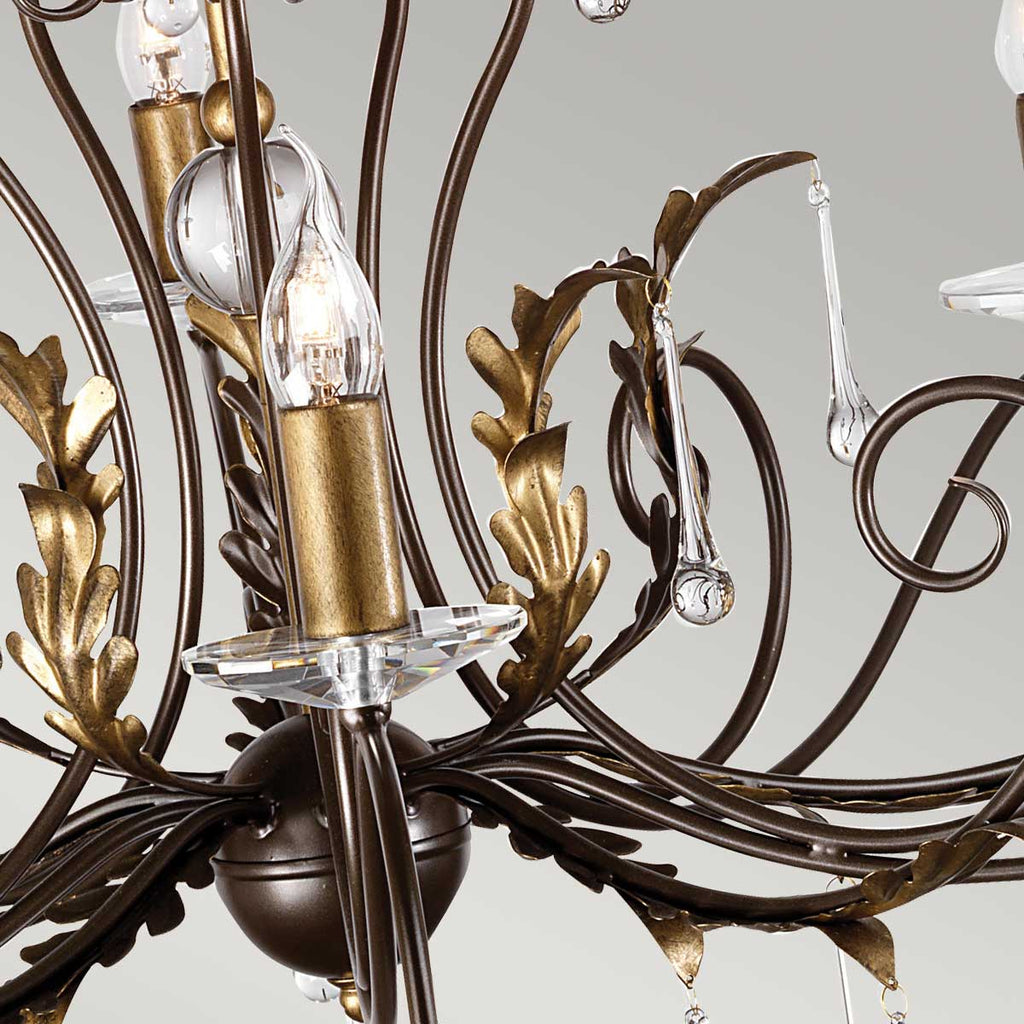 Pendelleuchte Amarilli (bronzefarben) 15x - Elstead Lighting