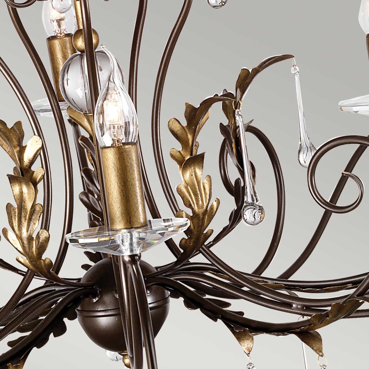 Pendelleuchte Amarilli (bronzefarben) 15x - Elstead Lighting