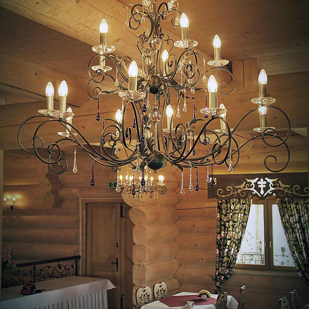 Pendelleuchte Amarilli (bronzefarben) 15x - Elstead Lighting