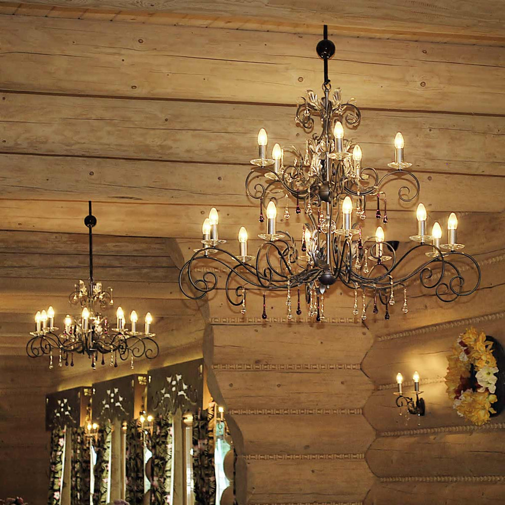 Pendelleuchte Amarilli (bronzefarben) 15x - Elstead Lighting