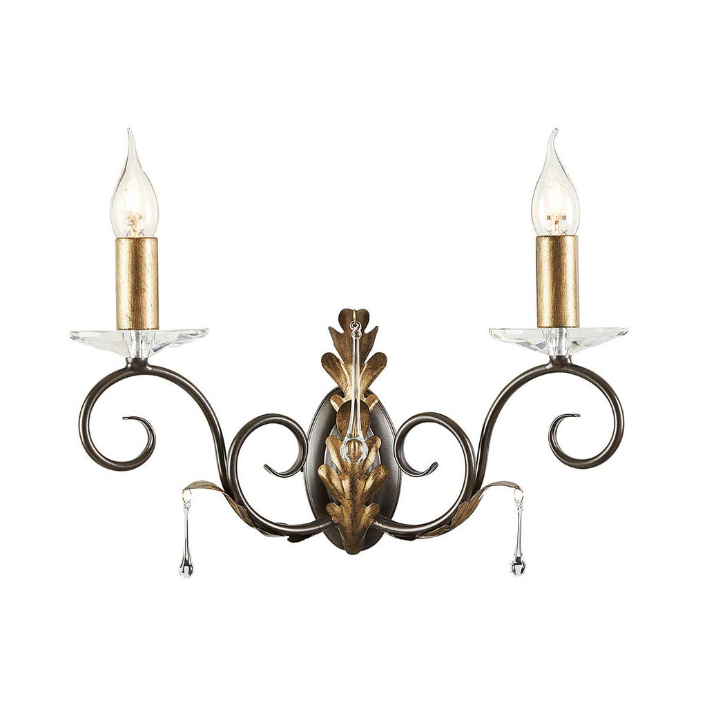 Wandleuchte Amarilli (messingfarben) 2x - Elstead Lighting