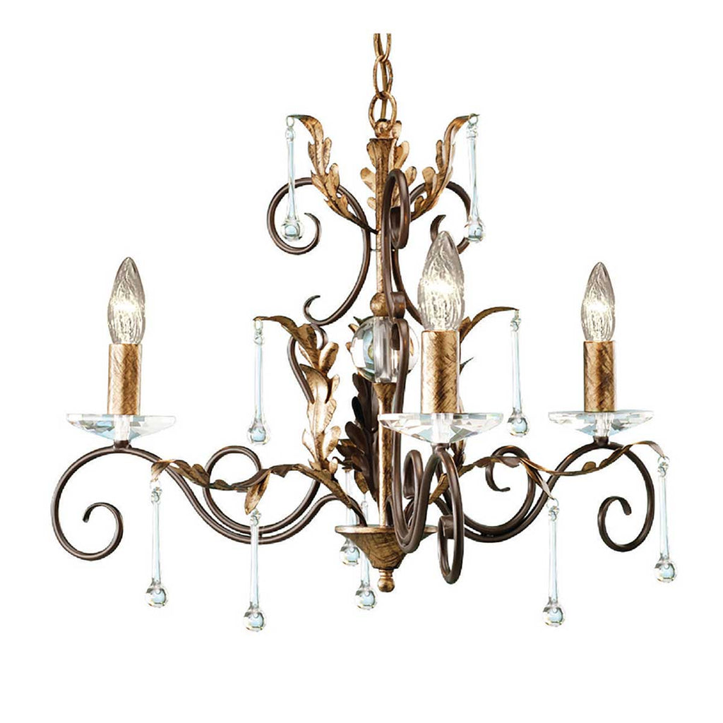 Pendelleuchte Amarilli (bronzefarben) 3x - Elstead Lighting