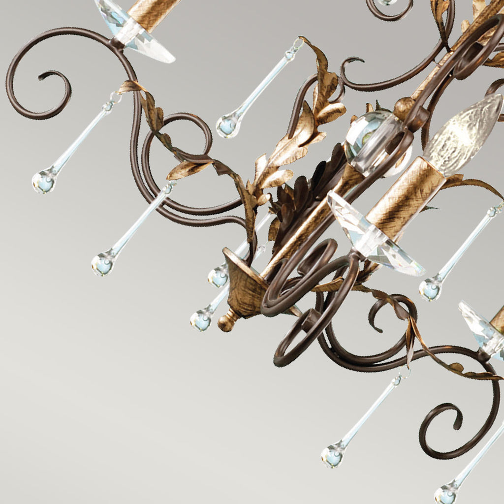 Pendelleuchte Amarilli (bronzefarben) 3x - Elstead Lighting