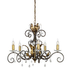 Pendelleuchte Amarilli (bronzefarben) 5x - Elstead Lighting