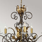 Pendelleuchte Amarilli (bronzefarben) 5x - Elstead Lighting