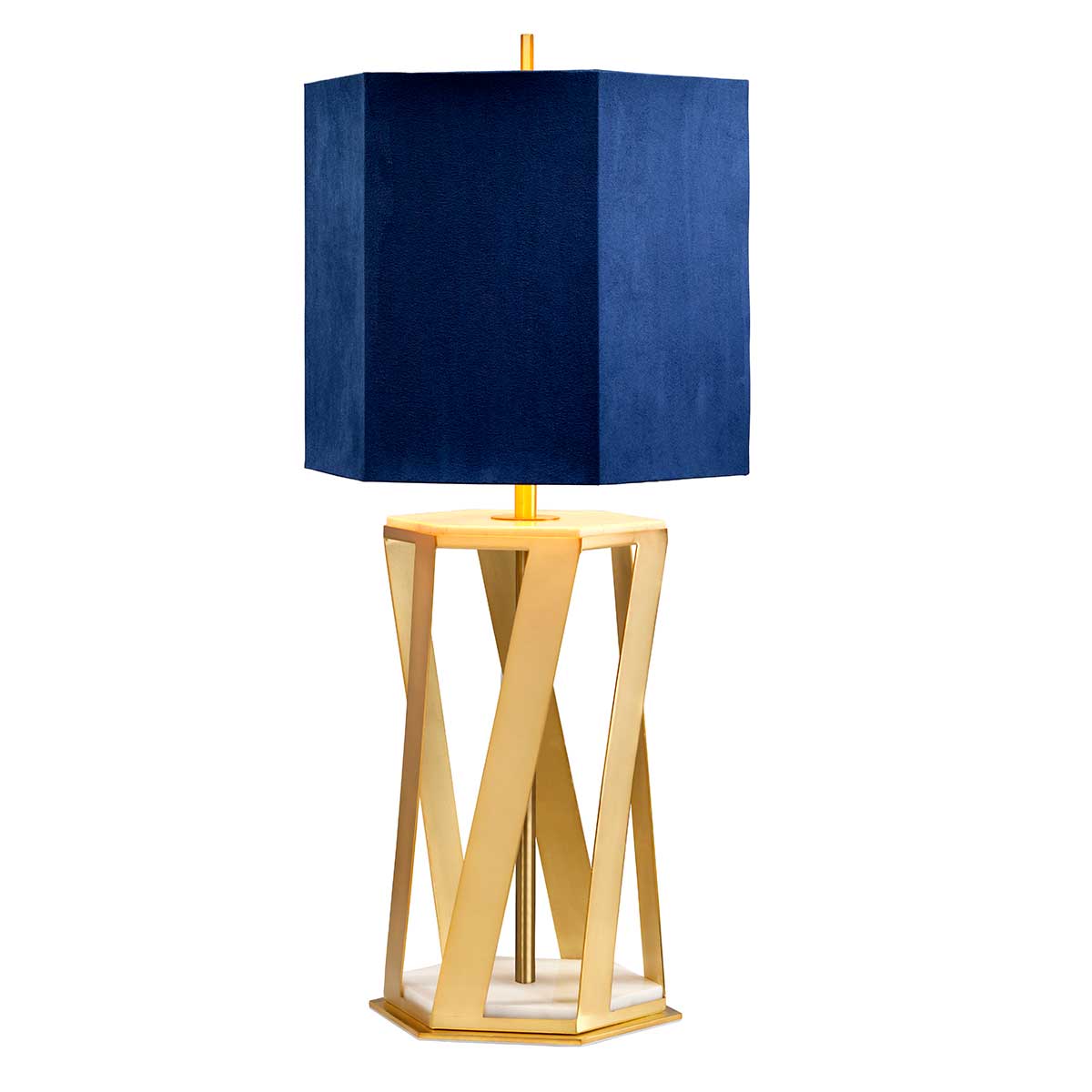 Tischleuchte Apollo (messingfarben) 1x - Elstead Lighting