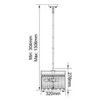 Pendelleuchte Aries (Nickel) 4x - Elstead Lighting