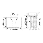 Wandleuchte Aries (schwarz) 1x - Elstead Lighting