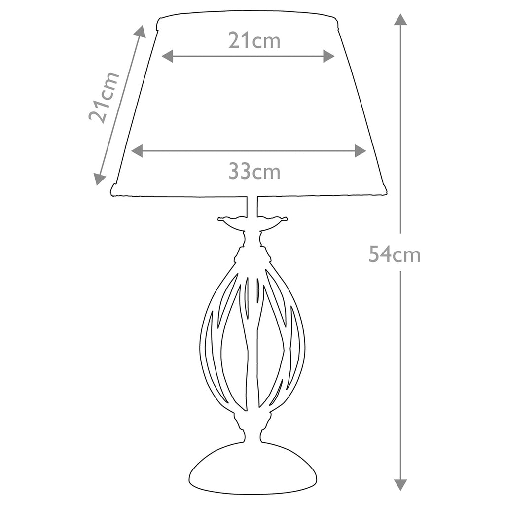 Tischleuchte Artisan (messingfarben) 1x - Elstead Lighting