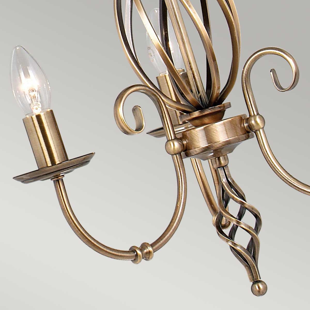 Pendelleuchte Artisan (messingfarben) 3x - Elstead Lighting