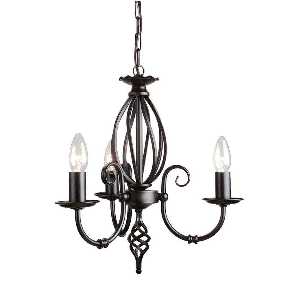 Pendelleuchte Artisan (schwarz) 3x - Elstead Lighting