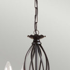 Pendelleuchte Artisan (schwarz) 3x - Elstead Lighting