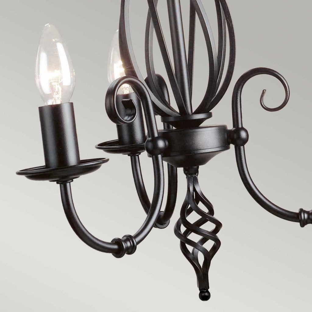Pendelleuchte Artisan (schwarz) 3x - Elstead Lighting