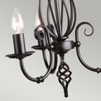 Pendelleuchte Artisan (schwarz) 3x - Elstead Lighting