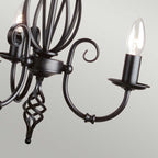 Pendelleuchte Artisan (schwarz) 3x - Elstead Lighting