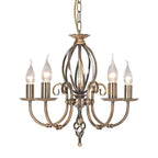 Pendelleuchte Artisan (messingfarben) 5x - Elstead Lighting