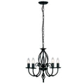 Pendelleuchte Artisan (schwarz) 5x - Elstead Lighting
