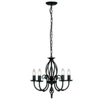 Pendelleuchte Artisan (schwarz) 5x - Elstead Lighting