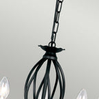 Pendelleuchte Artisan (schwarz) 5x - Elstead Lighting